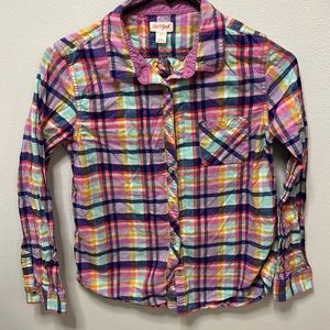 Girls flannel shirt